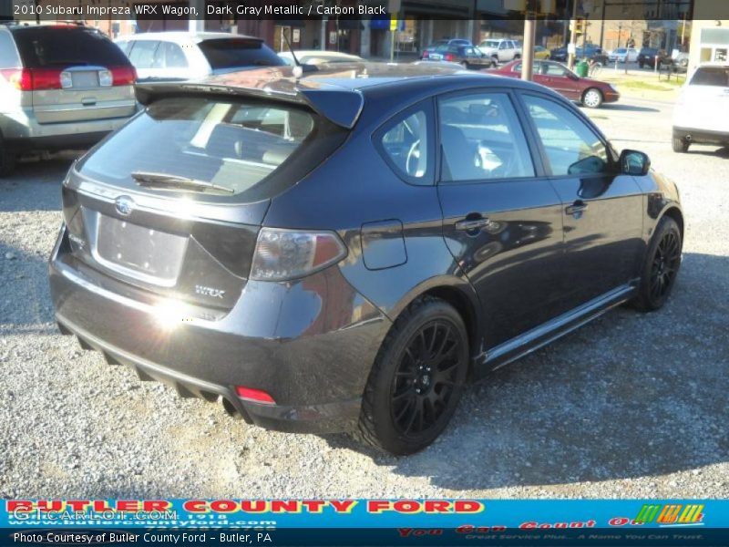 Dark Gray Metallic / Carbon Black 2010 Subaru Impreza WRX Wagon