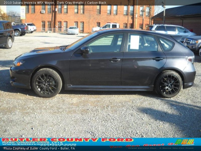 Dark Gray Metallic / Carbon Black 2010 Subaru Impreza WRX Wagon