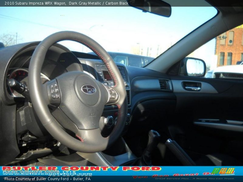 Dark Gray Metallic / Carbon Black 2010 Subaru Impreza WRX Wagon