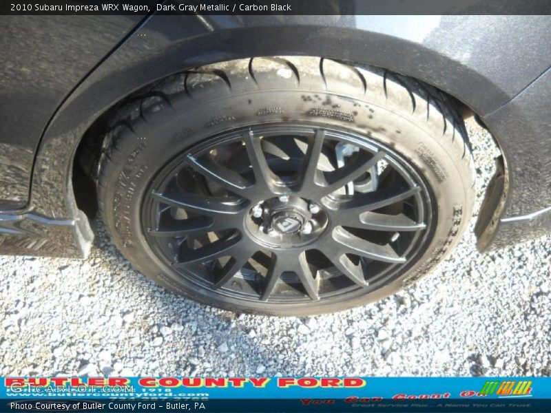 Dark Gray Metallic / Carbon Black 2010 Subaru Impreza WRX Wagon