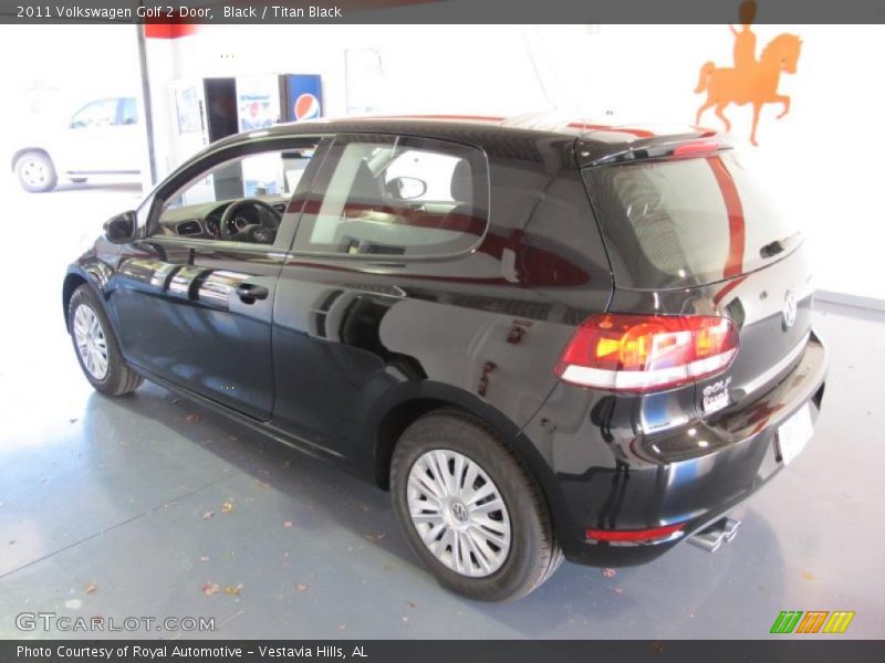 Black / Titan Black 2011 Volkswagen Golf 2 Door