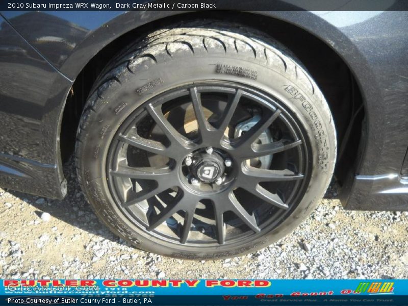 Dark Gray Metallic / Carbon Black 2010 Subaru Impreza WRX Wagon