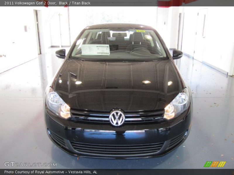 Black / Titan Black 2011 Volkswagen Golf 2 Door