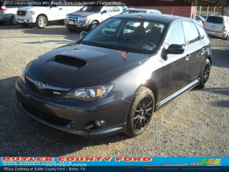 Dark Gray Metallic / Carbon Black 2010 Subaru Impreza WRX Wagon