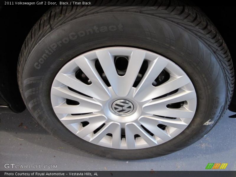 Black / Titan Black 2011 Volkswagen Golf 2 Door