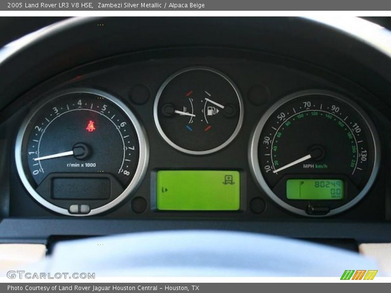  2005 LR3 V8 HSE V8 HSE Gauges