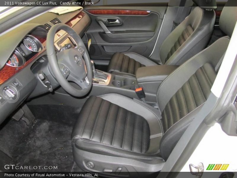 Candy White / Black 2011 Volkswagen CC Lux Plus