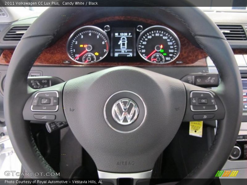 Candy White / Black 2011 Volkswagen CC Lux Plus