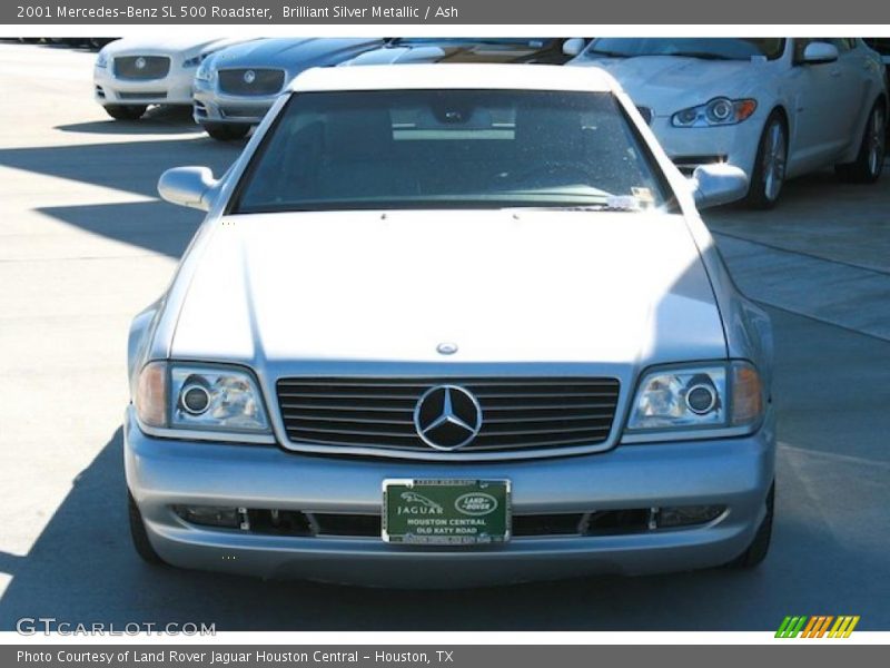Brilliant Silver Metallic / Ash 2001 Mercedes-Benz SL 500 Roadster