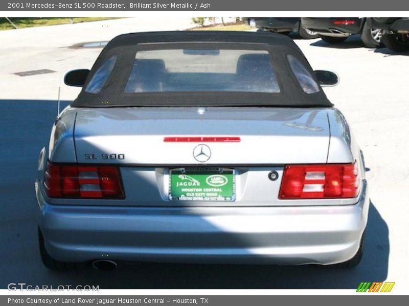 Brilliant Silver Metallic / Ash 2001 Mercedes-Benz SL 500 Roadster