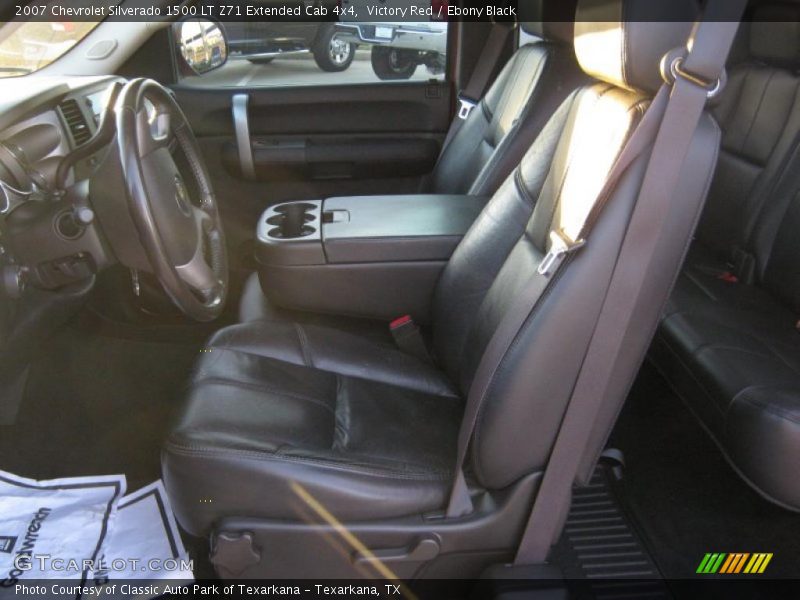  2007 Silverado 1500 LT Z71 Extended Cab 4x4 Ebony Black Interior