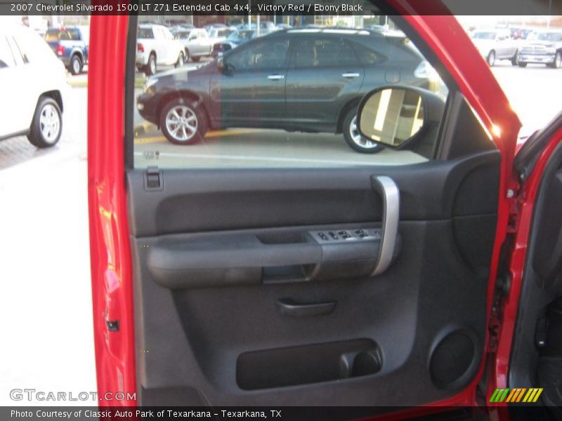 Victory Red / Ebony Black 2007 Chevrolet Silverado 1500 LT Z71 Extended Cab 4x4