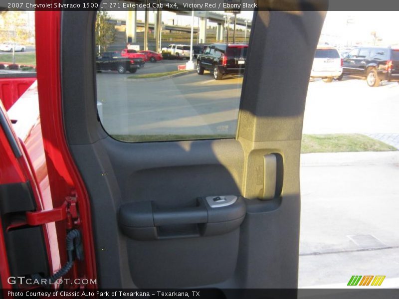 Victory Red / Ebony Black 2007 Chevrolet Silverado 1500 LT Z71 Extended Cab 4x4