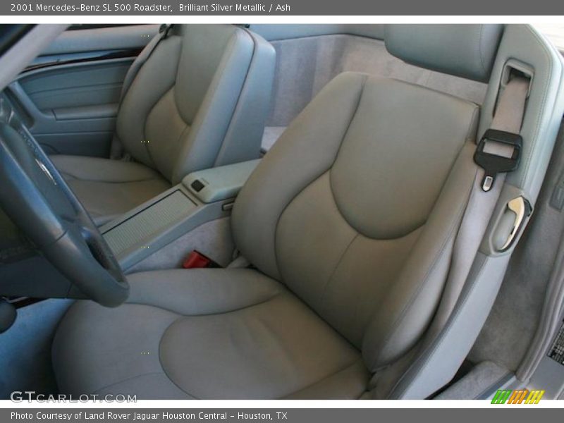 Brilliant Silver Metallic / Ash 2001 Mercedes-Benz SL 500 Roadster