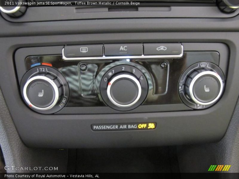 Toffee Brown Metallic / Cornsilk Beige 2011 Volkswagen Jetta SE SportWagen