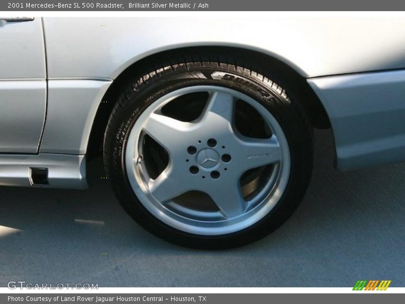 Brilliant Silver Metallic / Ash 2001 Mercedes-Benz SL 500 Roadster