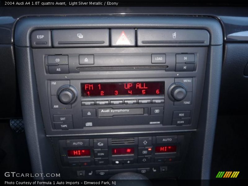 Controls of 2004 A4 1.8T quattro Avant