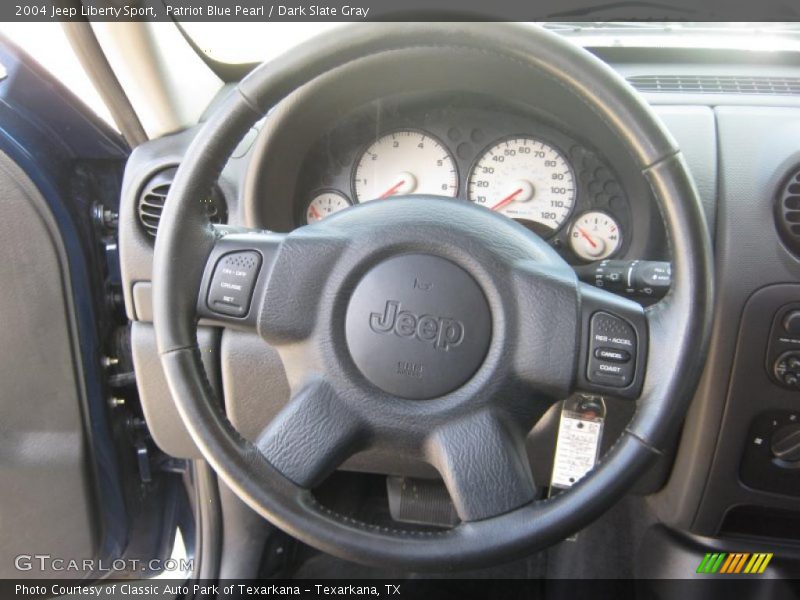Patriot Blue Pearl / Dark Slate Gray 2004 Jeep Liberty Sport