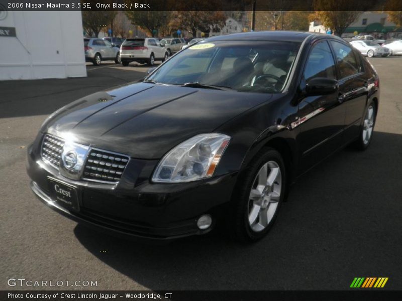Onyx Black / Black 2006 Nissan Maxima 3.5 SE