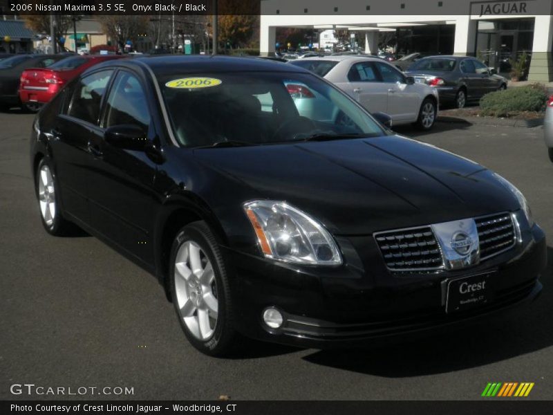 Onyx Black / Black 2006 Nissan Maxima 3.5 SE