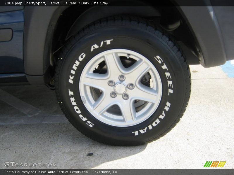 Patriot Blue Pearl / Dark Slate Gray 2004 Jeep Liberty Sport