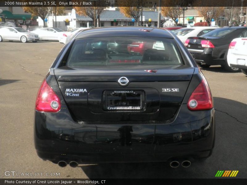 Onyx Black / Black 2006 Nissan Maxima 3.5 SE