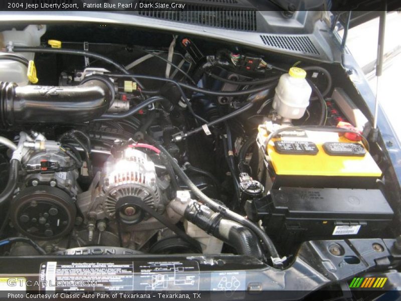 Patriot Blue Pearl / Dark Slate Gray 2004 Jeep Liberty Sport