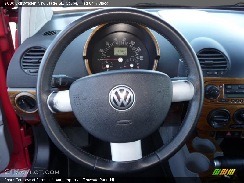 Red Uni / Black 2000 Volkswagen New Beetle GLS Coupe
