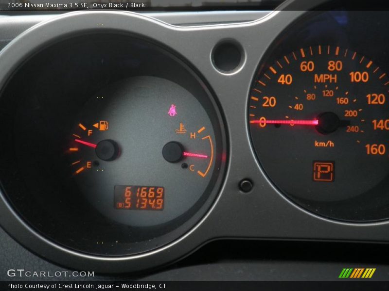 Onyx Black / Black 2006 Nissan Maxima 3.5 SE