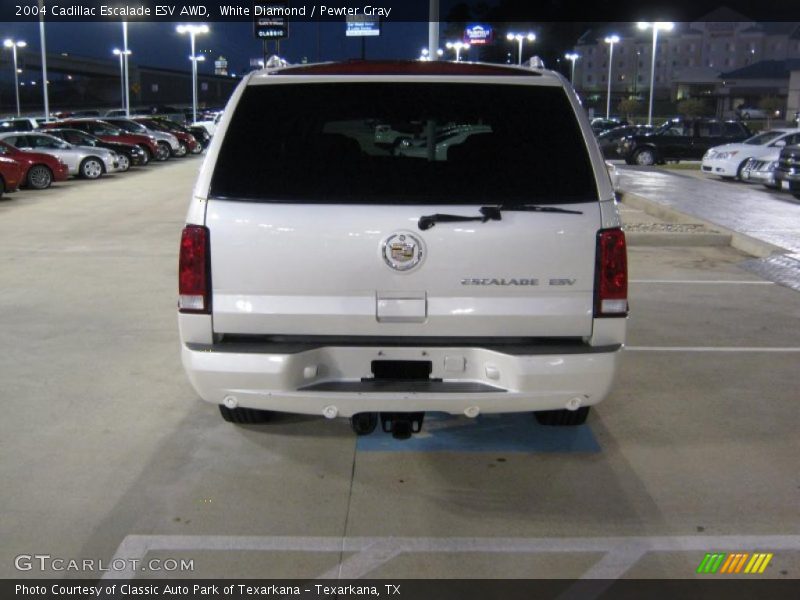 White Diamond / Pewter Gray 2004 Cadillac Escalade ESV AWD