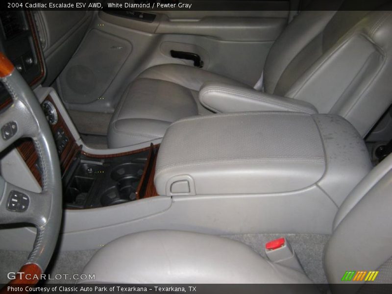 White Diamond / Pewter Gray 2004 Cadillac Escalade ESV AWD