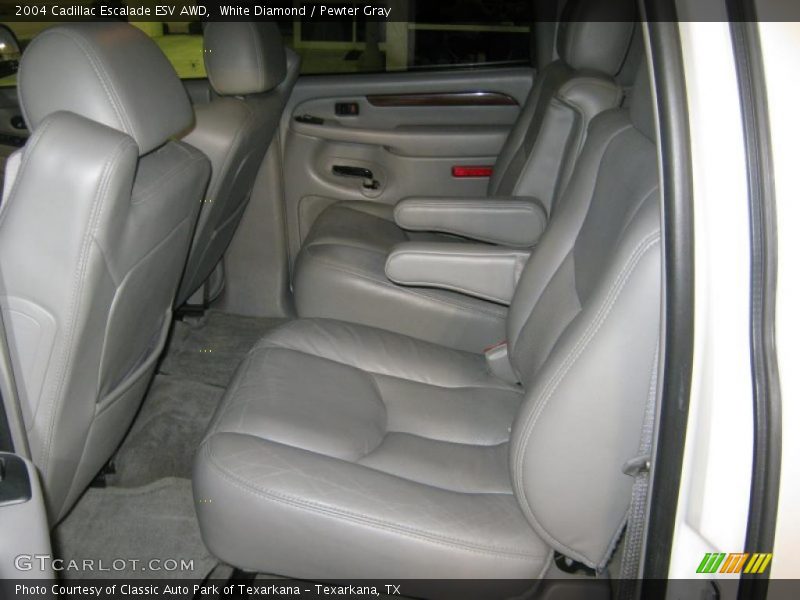 White Diamond / Pewter Gray 2004 Cadillac Escalade ESV AWD