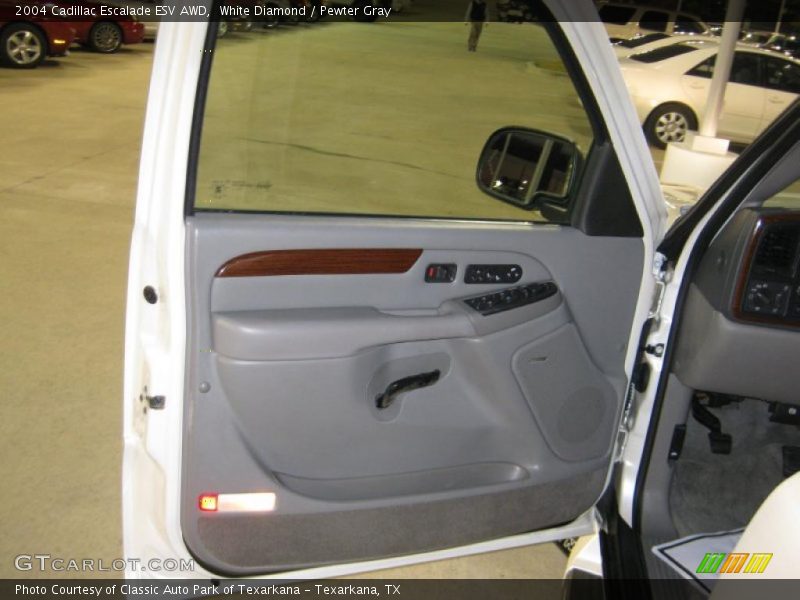 White Diamond / Pewter Gray 2004 Cadillac Escalade ESV AWD