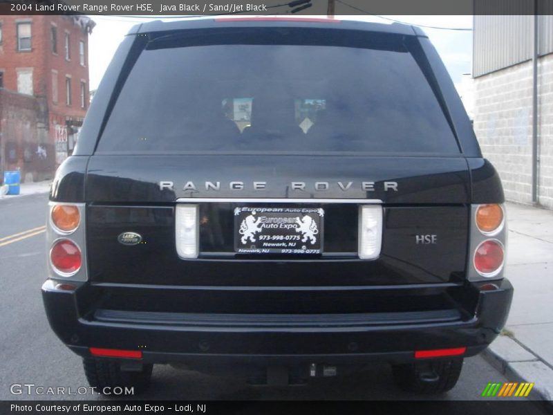 Java Black / Sand/Jet Black 2004 Land Rover Range Rover HSE