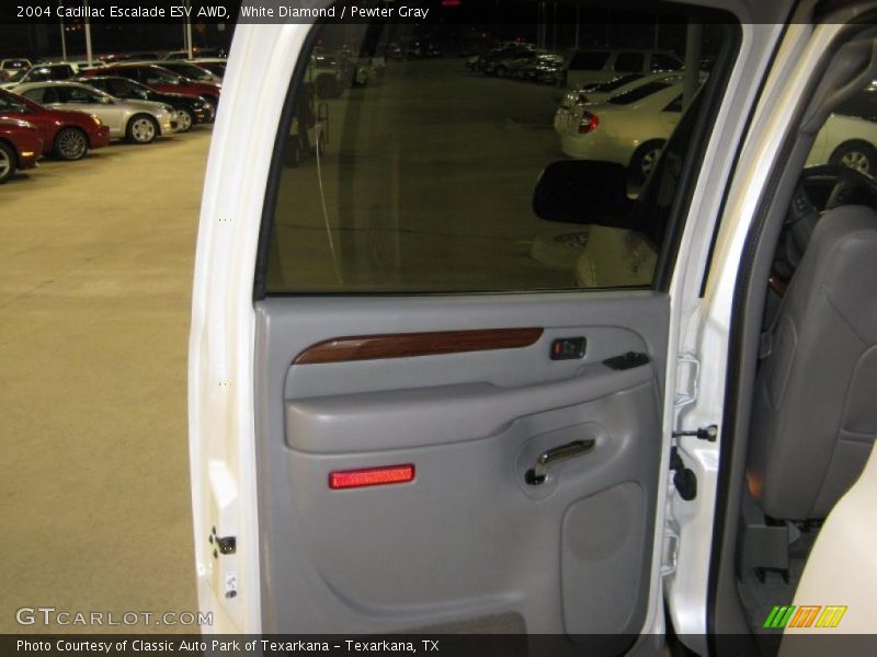 White Diamond / Pewter Gray 2004 Cadillac Escalade ESV AWD
