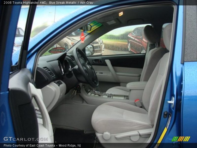 Blue Streak Metallic / Ash Gray 2008 Toyota Highlander 4WD