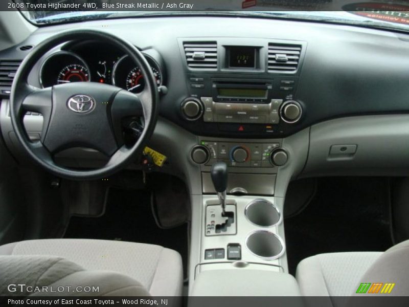 Blue Streak Metallic / Ash Gray 2008 Toyota Highlander 4WD