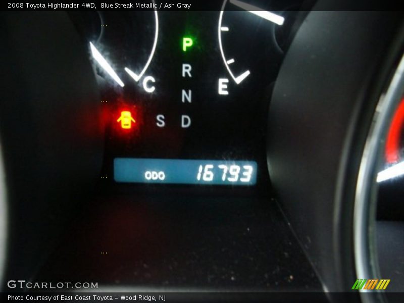 Blue Streak Metallic / Ash Gray 2008 Toyota Highlander 4WD