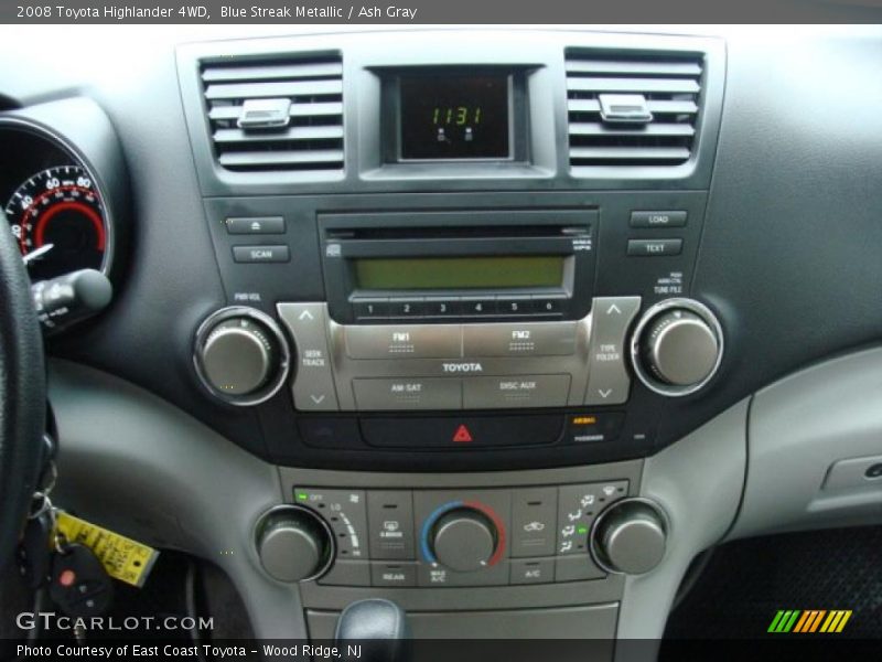 Blue Streak Metallic / Ash Gray 2008 Toyota Highlander 4WD