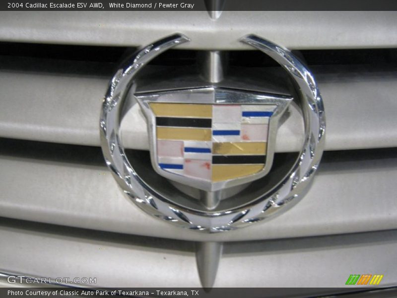 White Diamond / Pewter Gray 2004 Cadillac Escalade ESV AWD