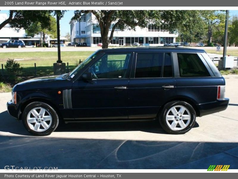 Adriatic Blue Metallic / Sand/Jet 2005 Land Rover Range Rover HSE