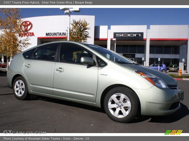 Silver Pine Green Mica / Bisque Beige 2007 Toyota Prius Hybrid