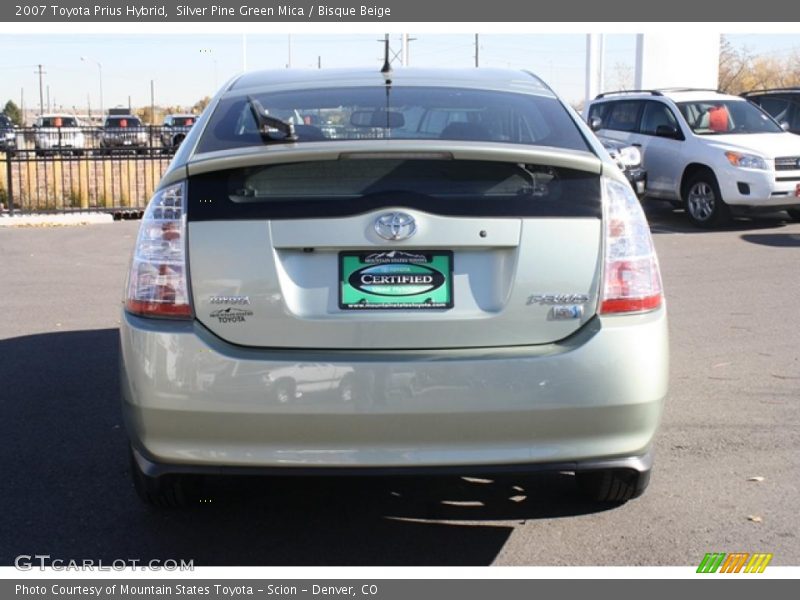 Silver Pine Green Mica / Bisque Beige 2007 Toyota Prius Hybrid