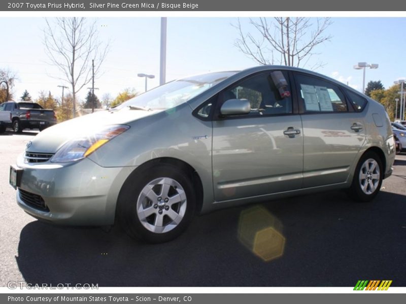 Silver Pine Green Mica / Bisque Beige 2007 Toyota Prius Hybrid