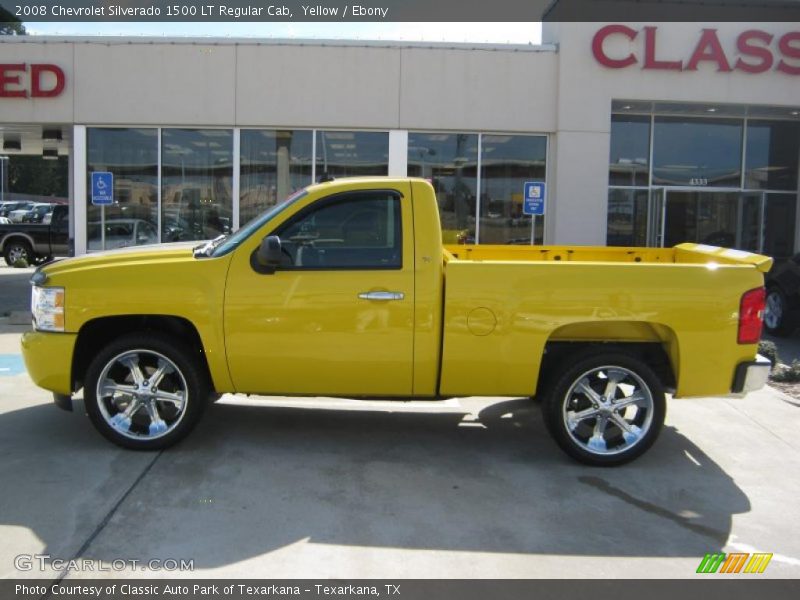 Yellow / Ebony 2008 Chevrolet Silverado 1500 LT Regular Cab