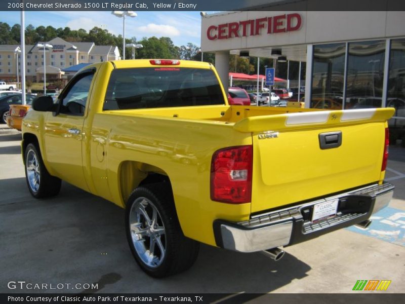 Yellow / Ebony 2008 Chevrolet Silverado 1500 LT Regular Cab