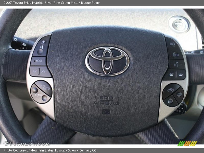 Silver Pine Green Mica / Bisque Beige 2007 Toyota Prius Hybrid