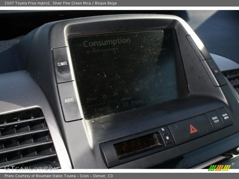 Silver Pine Green Mica / Bisque Beige 2007 Toyota Prius Hybrid