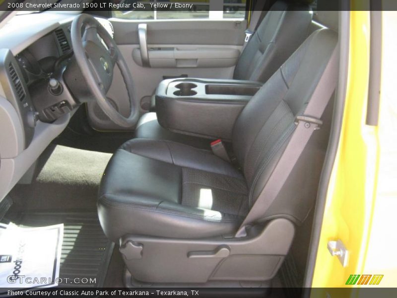 Yellow / Ebony 2008 Chevrolet Silverado 1500 LT Regular Cab