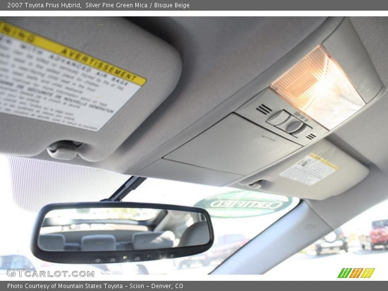 Silver Pine Green Mica / Bisque Beige 2007 Toyota Prius Hybrid